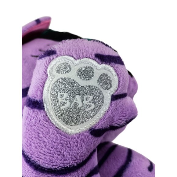 Build-A-Bear Honey Girls Teegan HG Purple Striped Cat 20” B.A.B. Plush - Picture 5 of 7